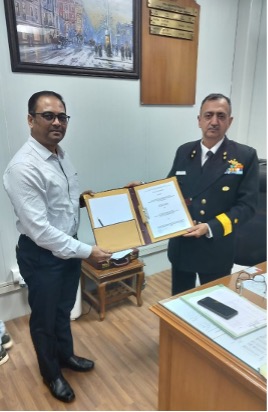 Yeoman Marine Pvt Ltd Signed Service Manday Rate Contract with Indian Coast Guard.